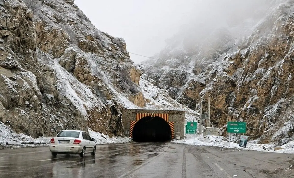 جاده چالوس مسدود شد