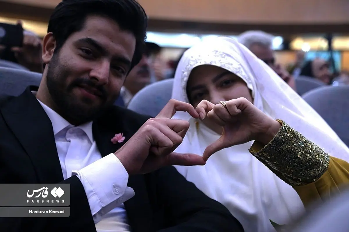 (تصاویر) جشن ازدواج ۴۴ زوج جوان انقلابی در کرج
