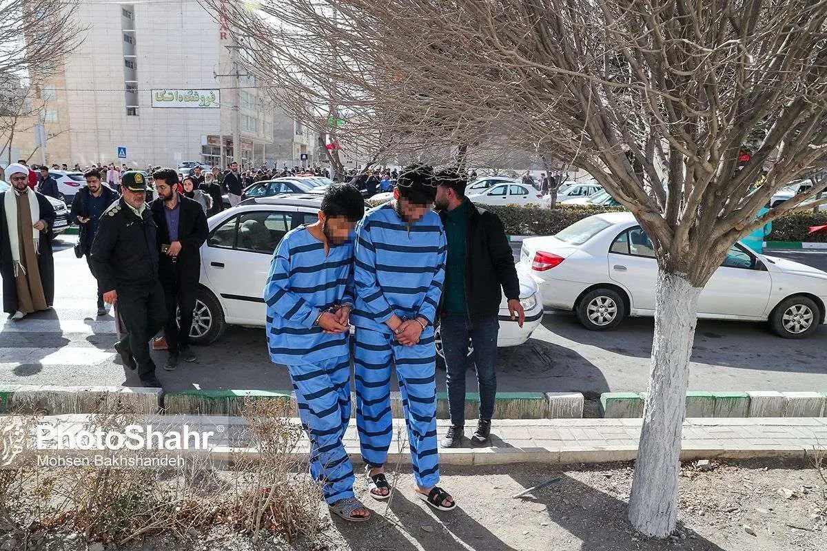 (تصاویر) موبایل قاپهای مشهد دستگیر شدند