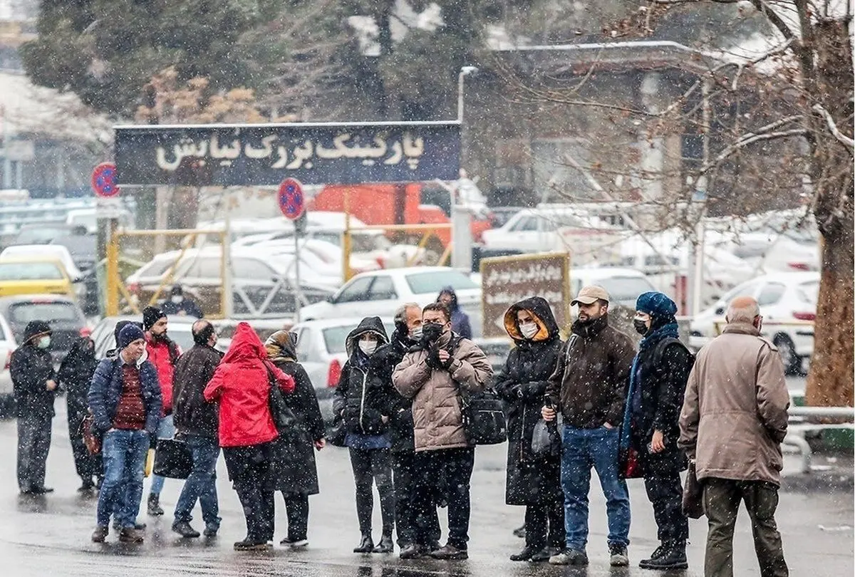 تداوم بارش برف و باران در تهران/ خطر ریزش بهمن در ارتفاعات