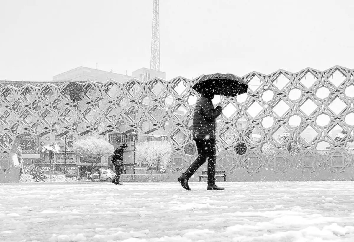 (تصاویر) برف تهران؛ ۲۳ بهمن