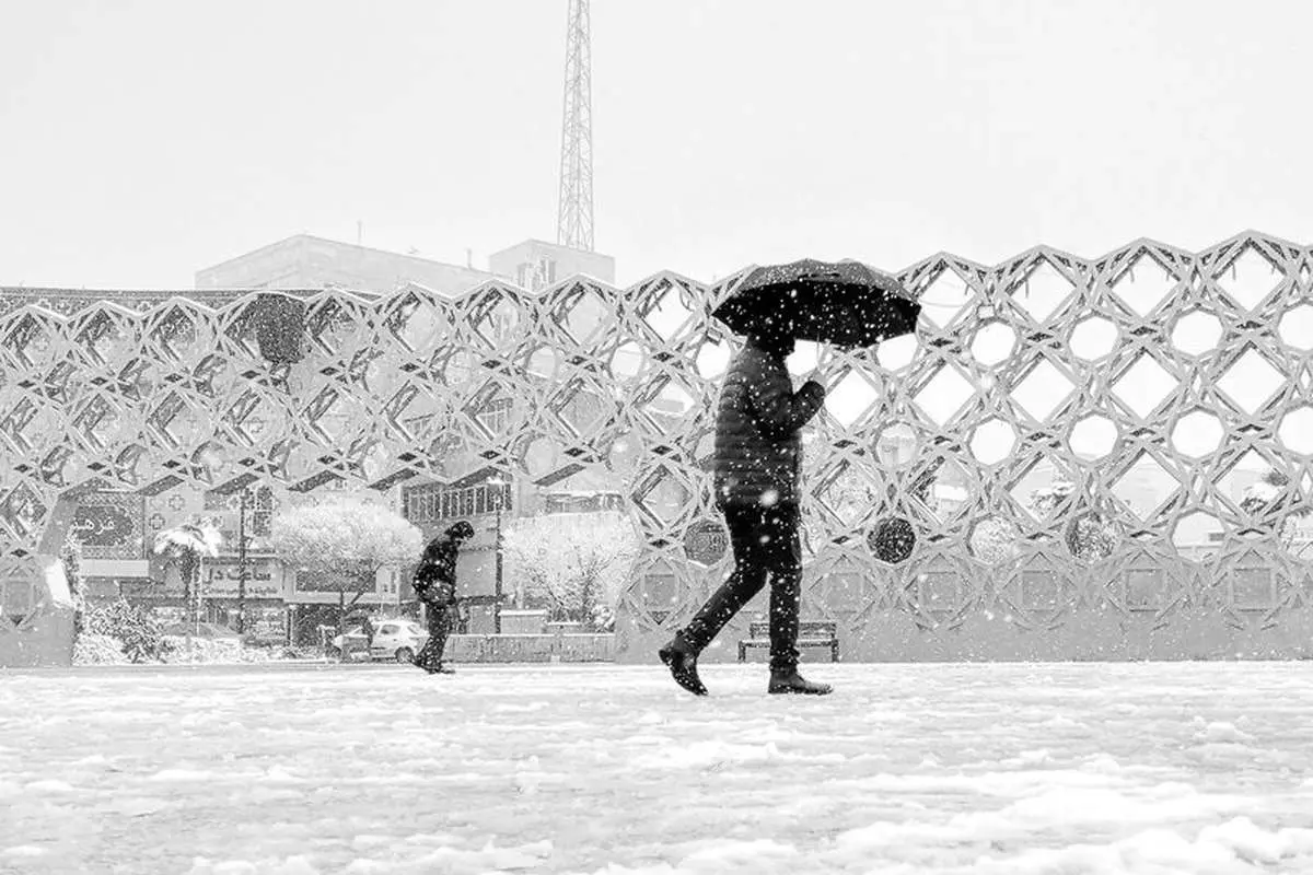 (تصاویر) برف تهران؛ ۲۳ بهمن