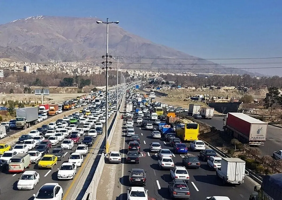 ترافیک صبحگاهی در بزرگراه‌های پایتخت