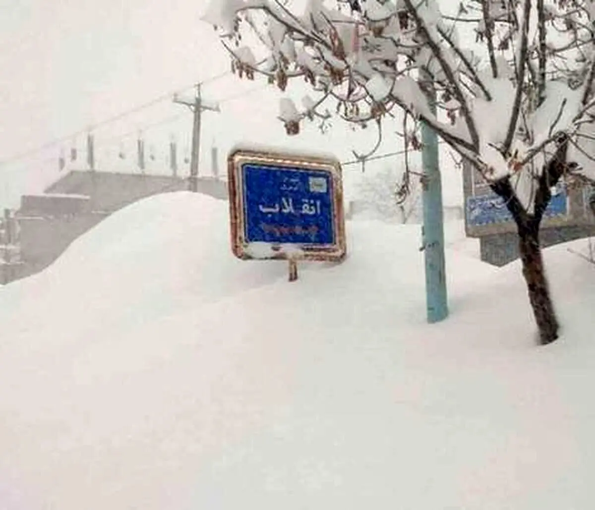 (ویدئو) ارتفاع برف در کوهرنگ تا بالای در منازل رسید
