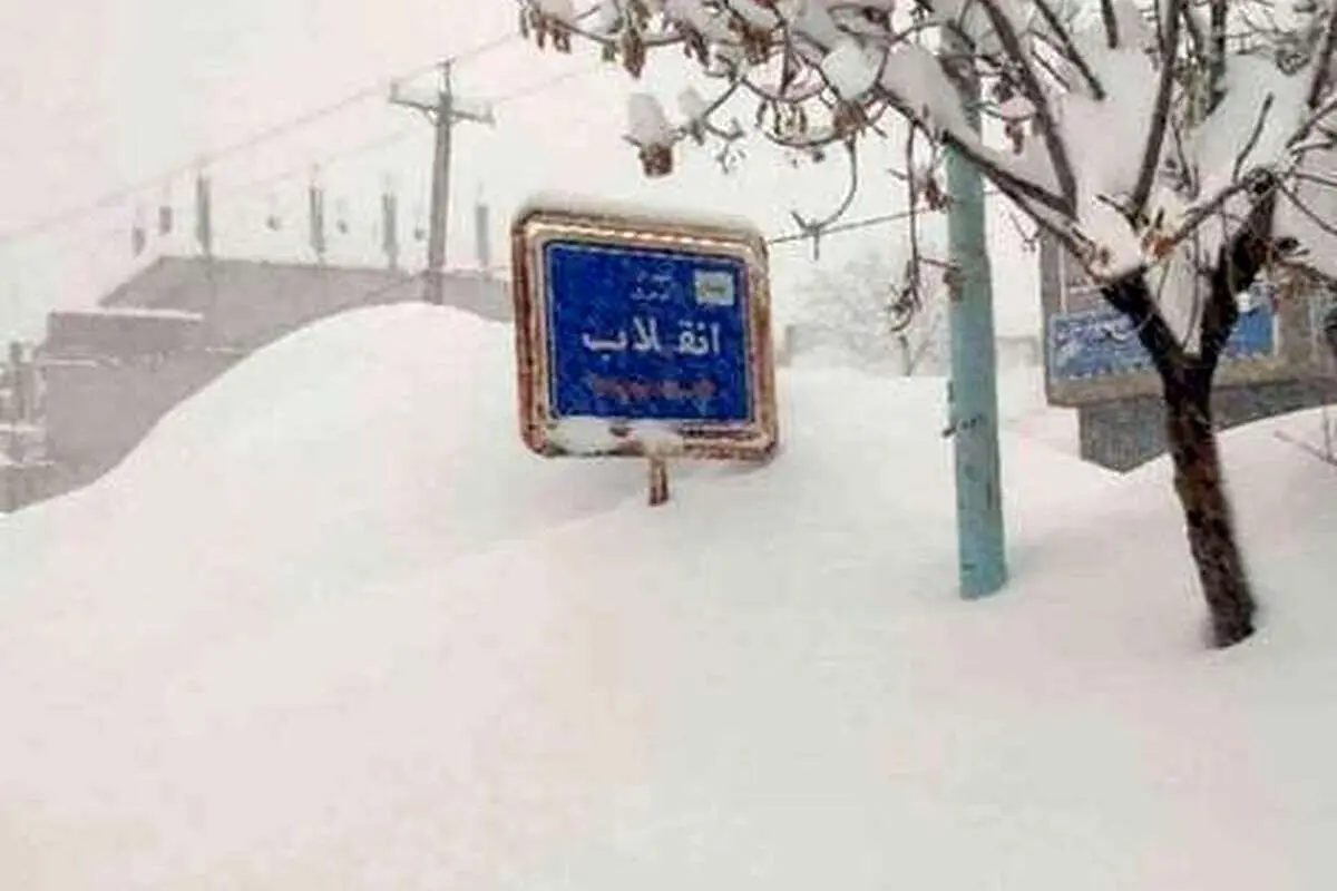 (ویدئو) ارتفاع برف در کوهرنگ تا بالای در منازل رسید