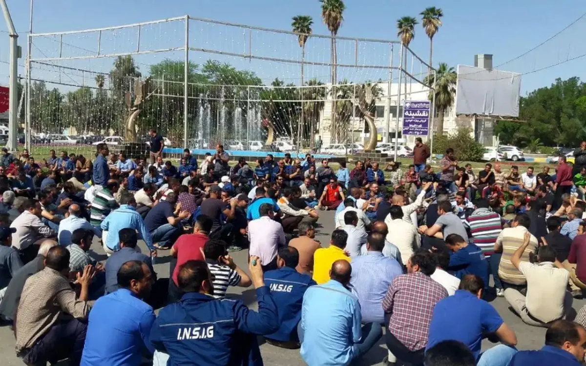 بازداشت ۵ کارگر پارس جنوبی پیش از تجمع صنفی