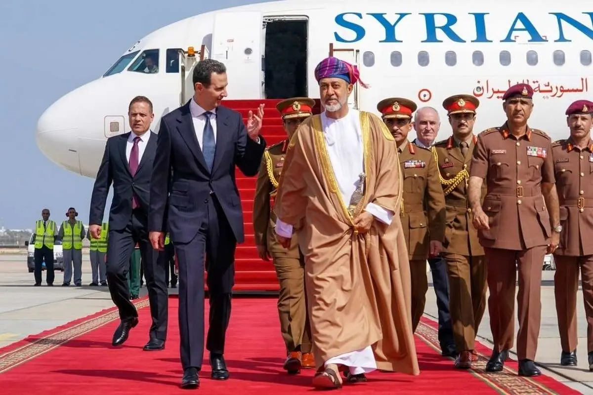 (تصاویر) سفر بشار اسد به مسقط و دیدار او با سلطان عمان