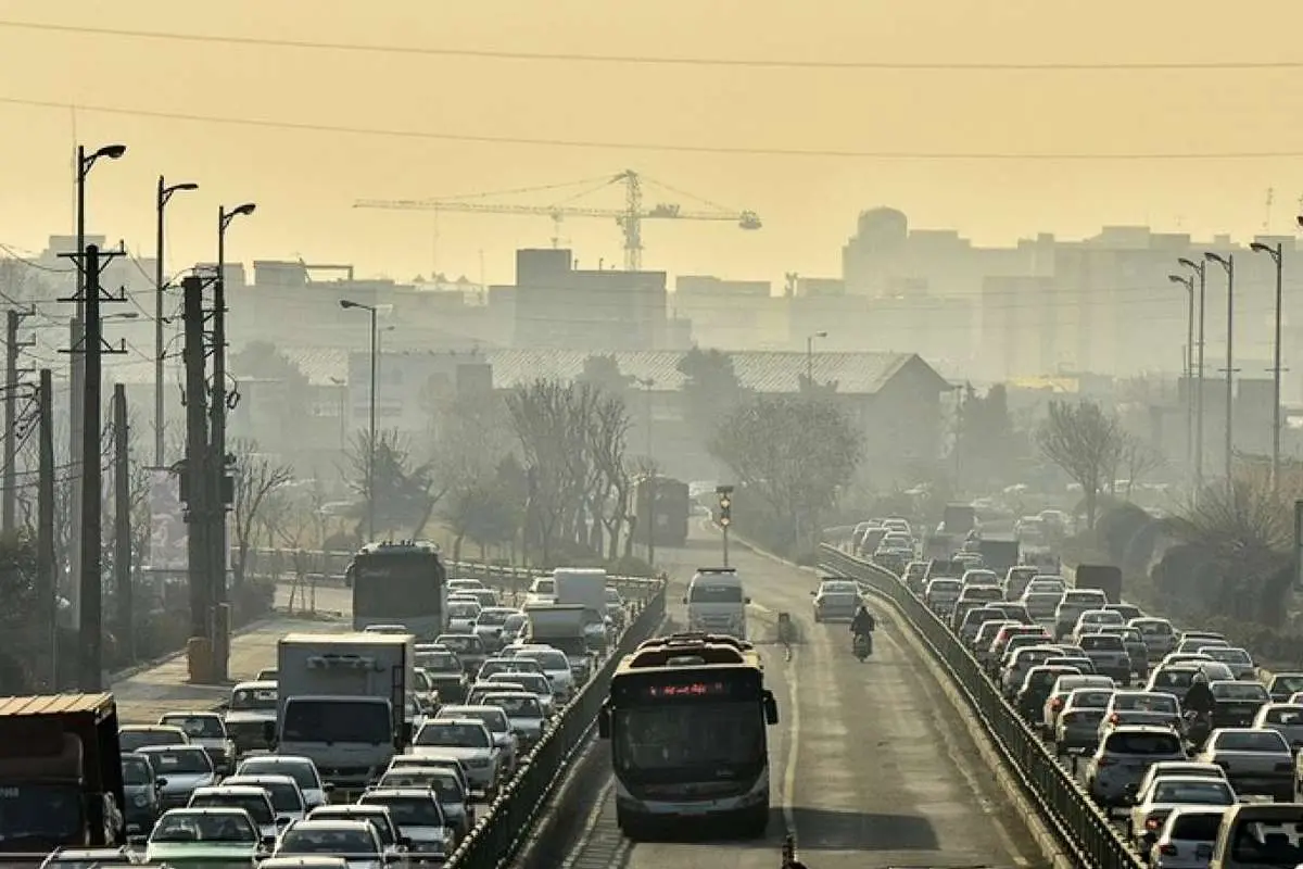 افزایش دیاکسید نیتروژن در برخی مناطق تهران