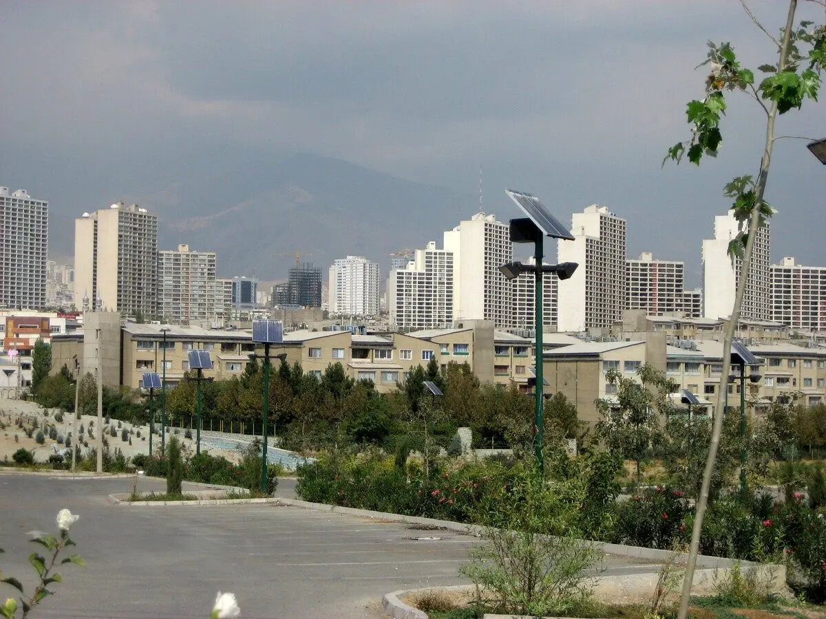 عکسی از شهرک غرب وقتی که یک بیابان بود