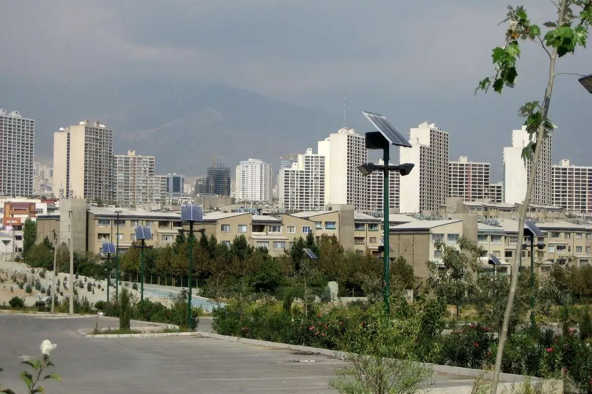 عکسی از شهرک غرب وقتی که یک بیابان بود