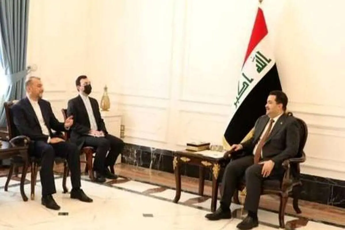 دیدار امیرعبداللهیان با نخستوزیر عراق