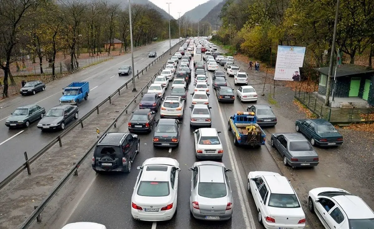 اعمال محدودیت ترافیکی در محور‌های تهران-شمال