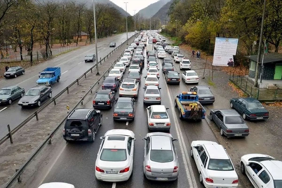 اعمال محدودیت ترافیکی در محورهای تهران-شمال