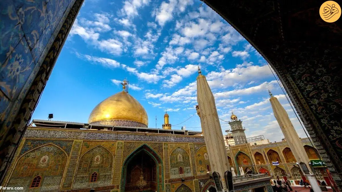 (ویدئو) تایم‌لپس دیدنی از حضور زائران در حرم امام علی(ع)