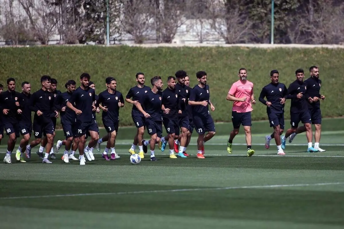 (عکس) تمرین یاران نکونام در قطر