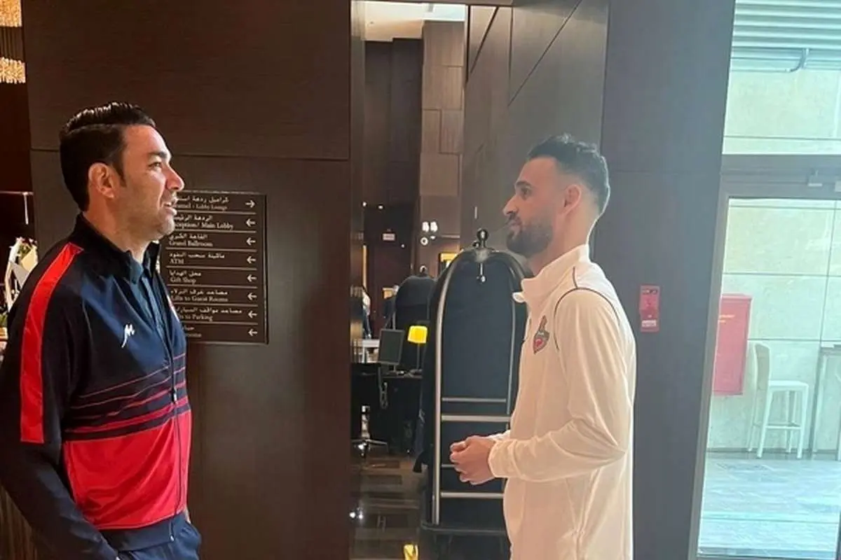 دیدار جواد نکونام و احمد نوراللهی در قطر