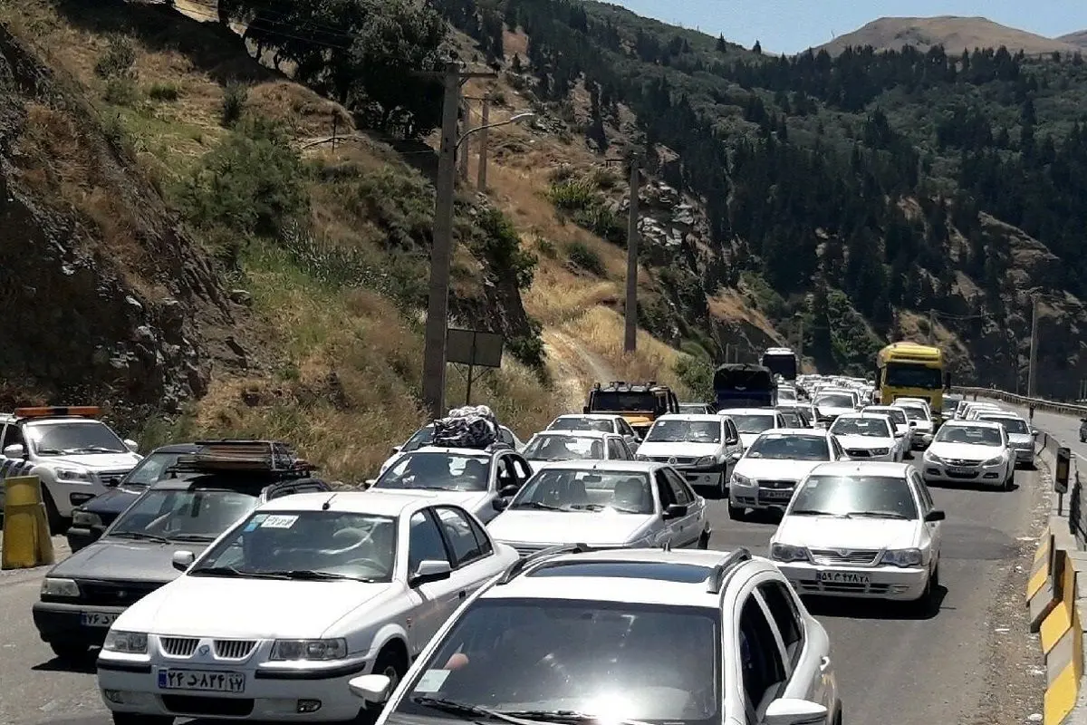 ترافیک در جاده کرج-چالوس و سایر راه‌های البرز