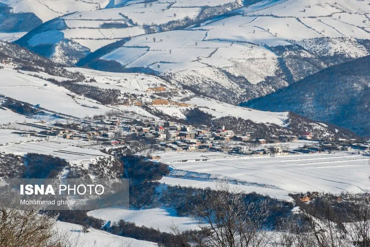 (تصاویر) طبیعت برفی گلستان