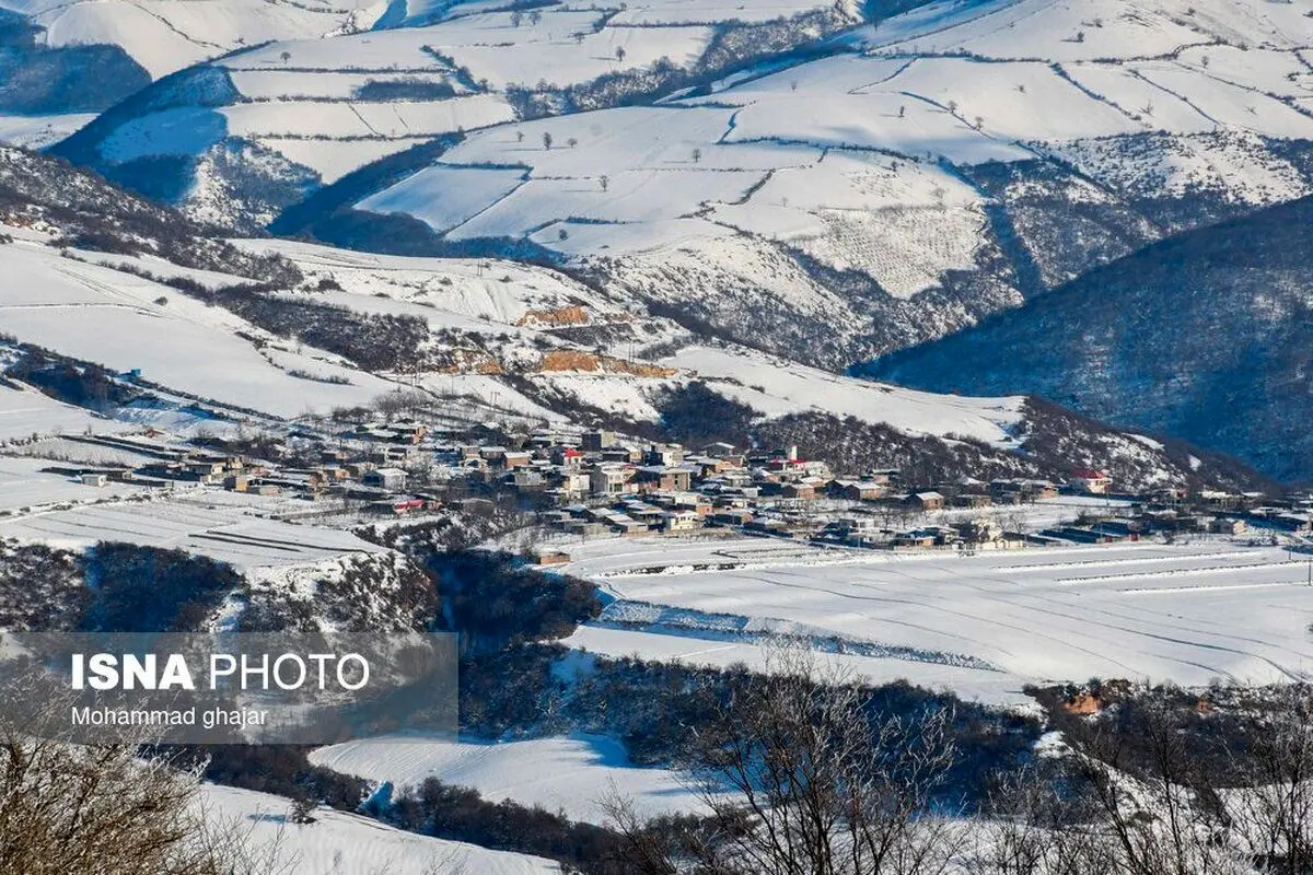 (تصاویر) طبیعت برفی گلستان