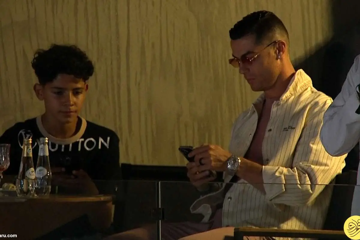 (عکس) تیپ خاص کریستیانو رونالدو در ملاقات با مایک تایسون در عربستان