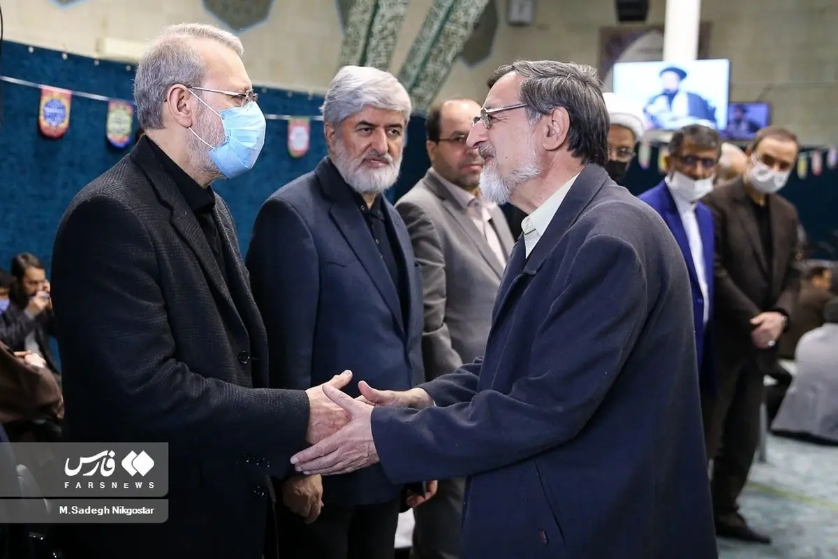(تصاویر) ترحیم همسر شهید مطهری در دانشگاه تهران
