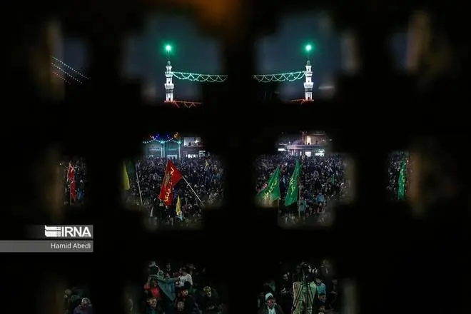 عکس جمکران و گل نرگس