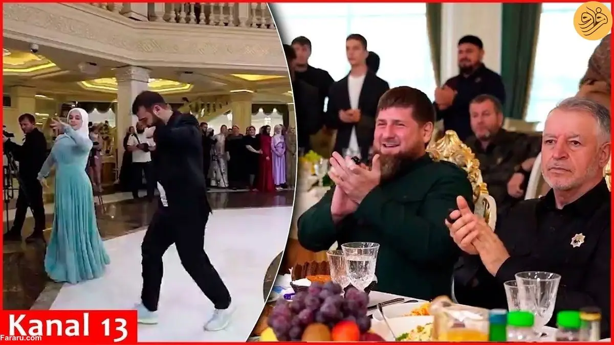 (ویدئو) جشن عروسی پسر ۱۷ ساله رهبر چچن