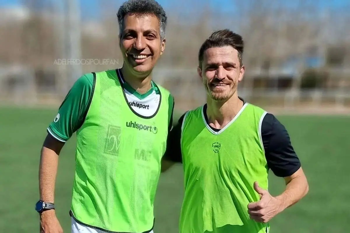 (ویدیو) حرکت زیبای وریا غفوری و عادل فردوسی‌پور در یک بازی فوتبال