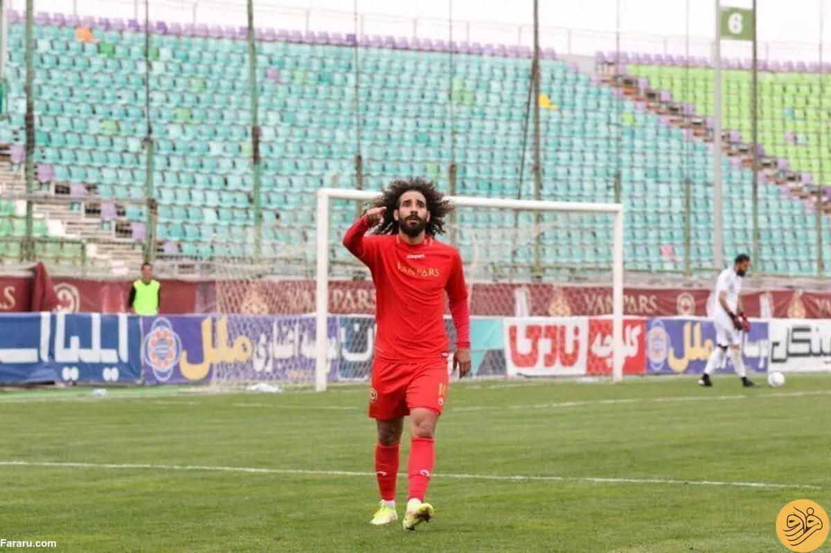 (ویدیو) شادی گل جالب و بامزه در فوتبال ایران