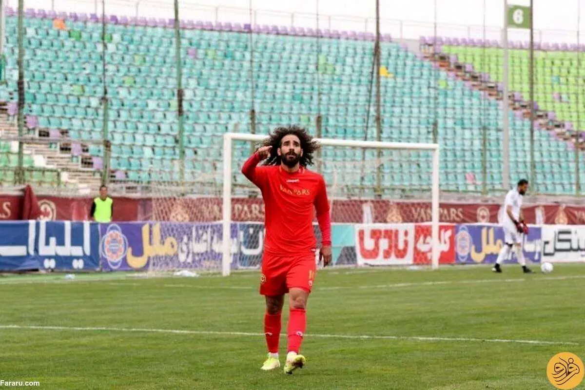 (ویدیو) شادی گل جالب و بامزه در فوتبال ایران