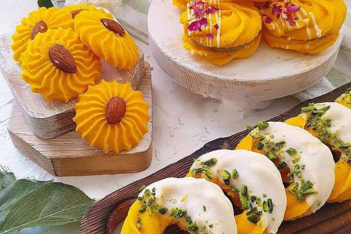 طرز تهیه شیرینی زعفرانی؛ شیرینی خوشرنگ و خوشبوی نوروزی