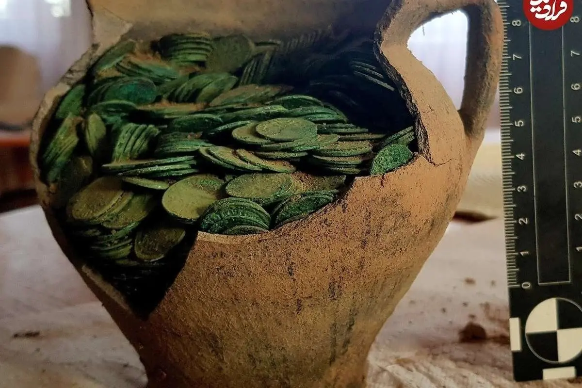 کشف اتفاقی یک گنجینۀ زنگزده!