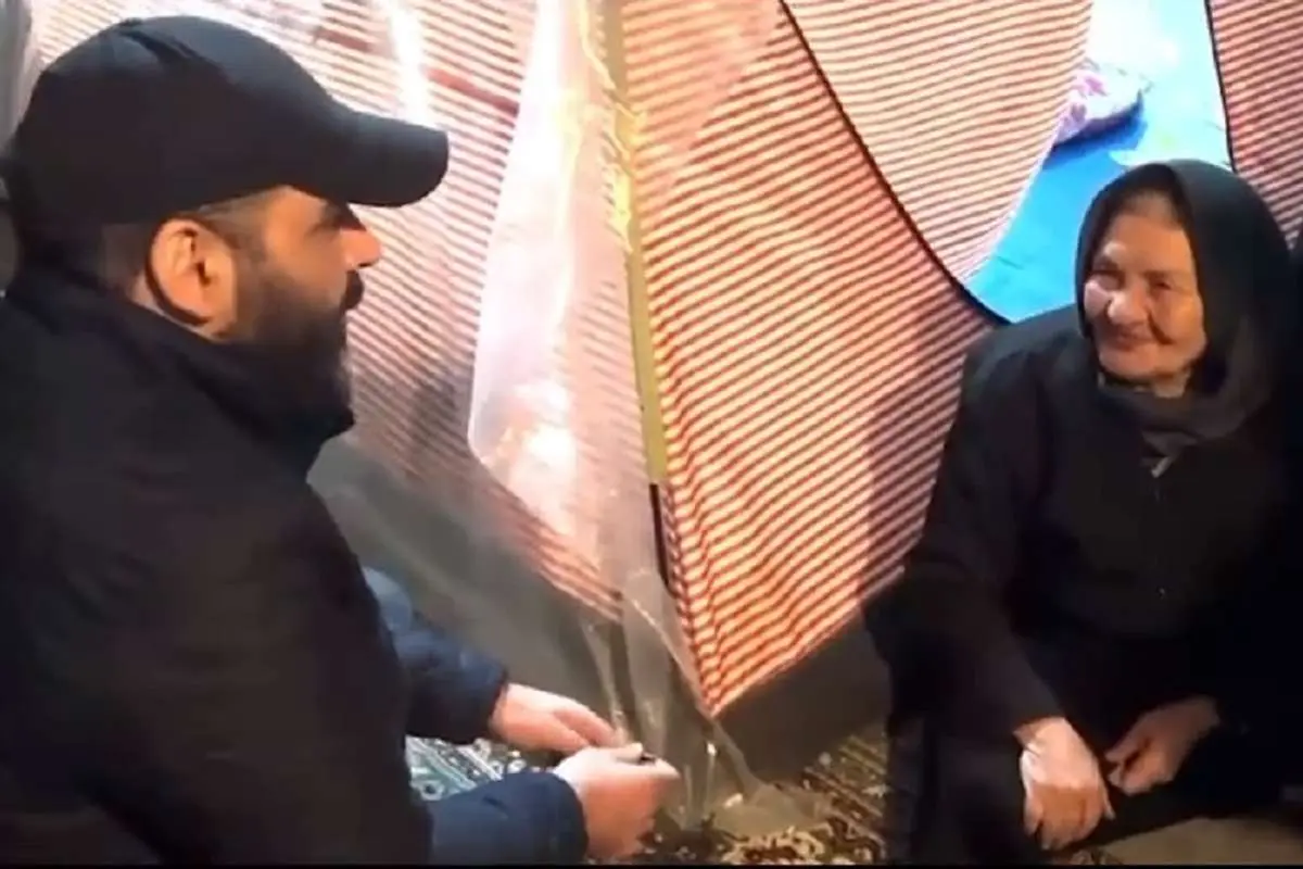 (ویدئو) شوخی جالب پیرزن شیرینزبان با احسان علیخانی