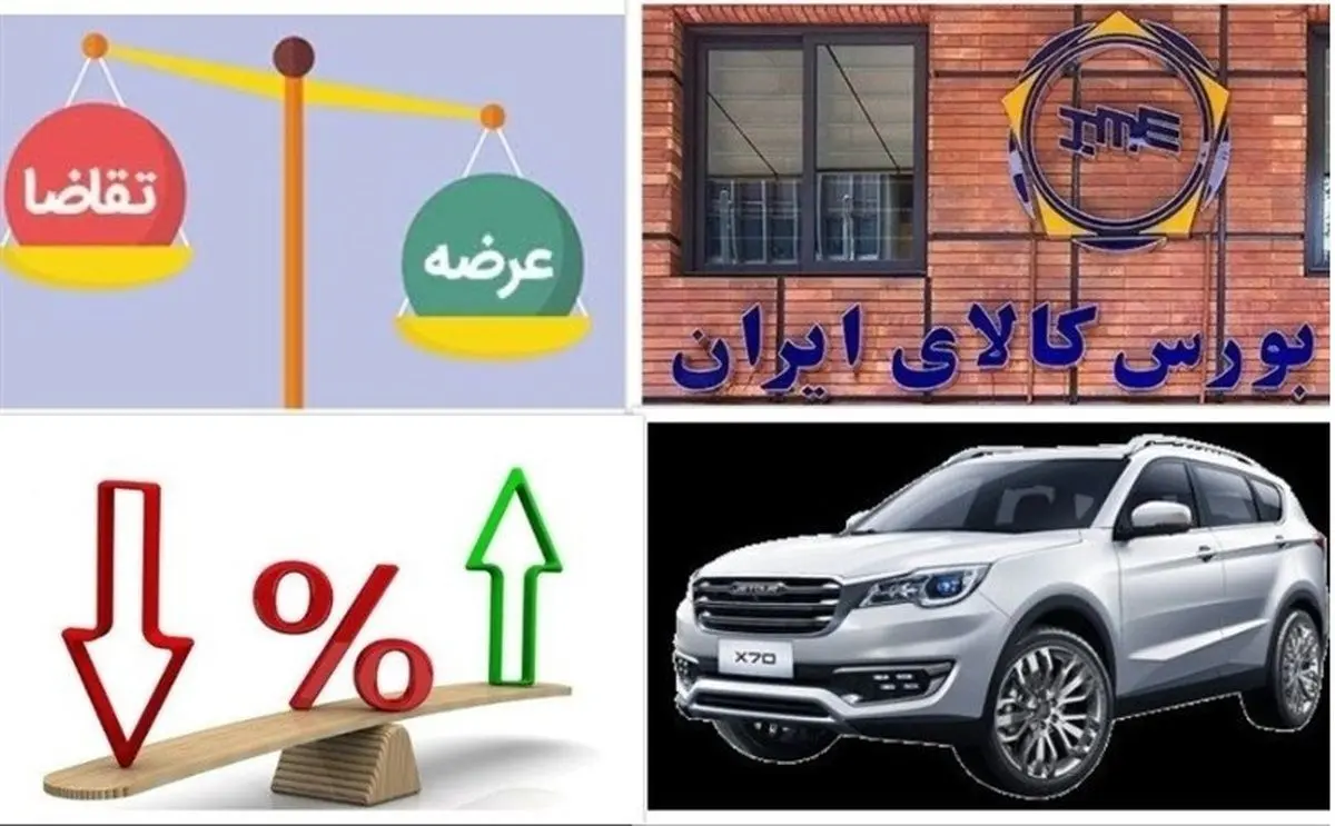 ۴ خودروی جدید در بورس کالا پذیرش شدند