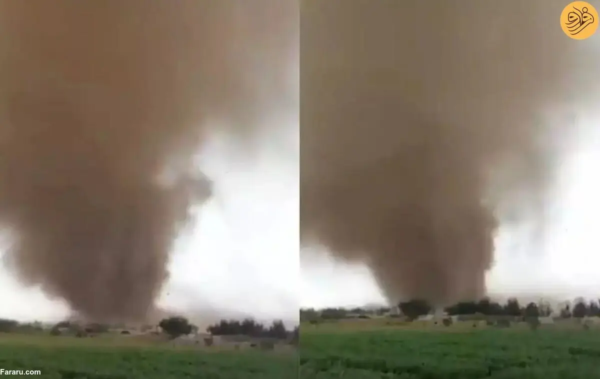 (ویدئو) طوفان وحشتناک در طائف عربستان