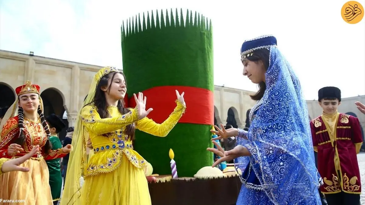 (تصاویر) جشن نوروز در جمهوری آذربایجان