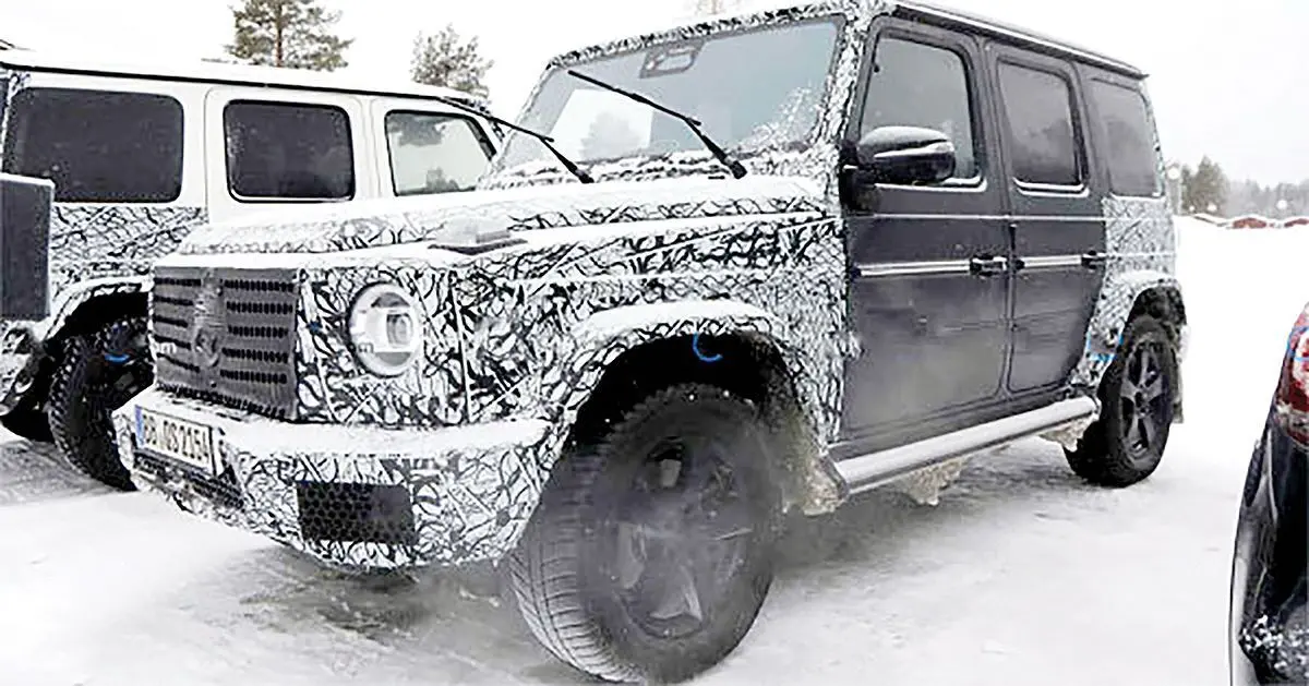 عکس جاسوسی از بنز جدید