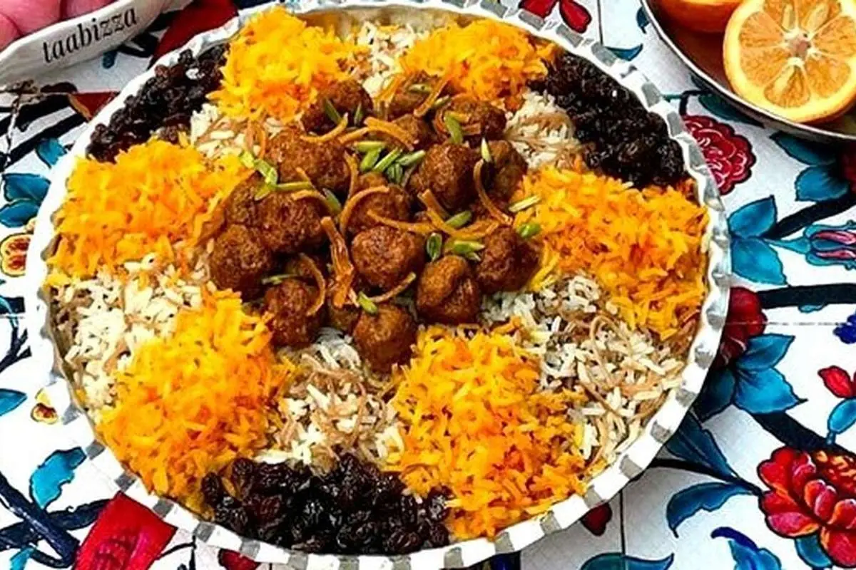 طرز تهیه رشته پلو برای شام شب عید