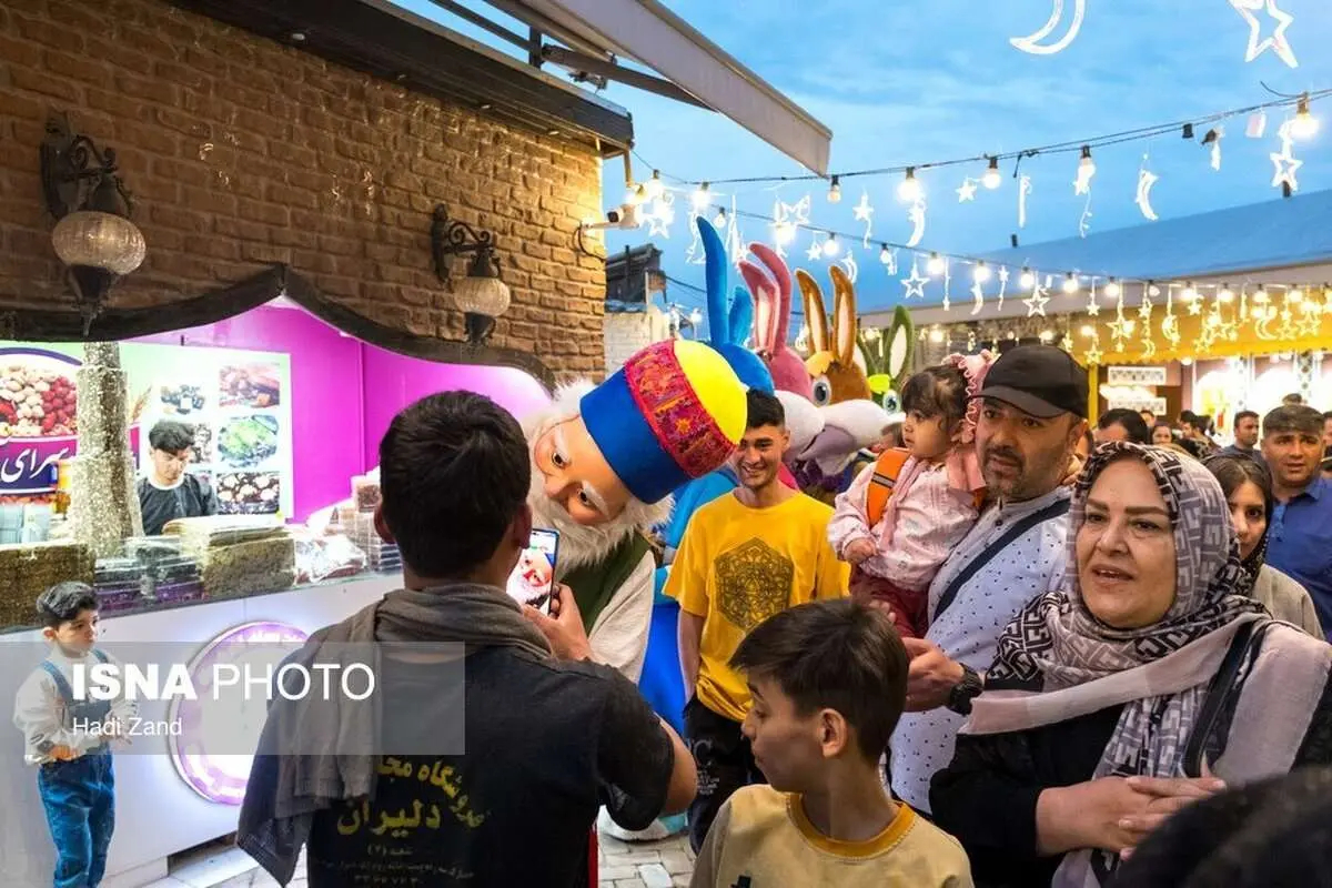 (تصاویر) حال و هوای رمضان در پارک آب و آتش