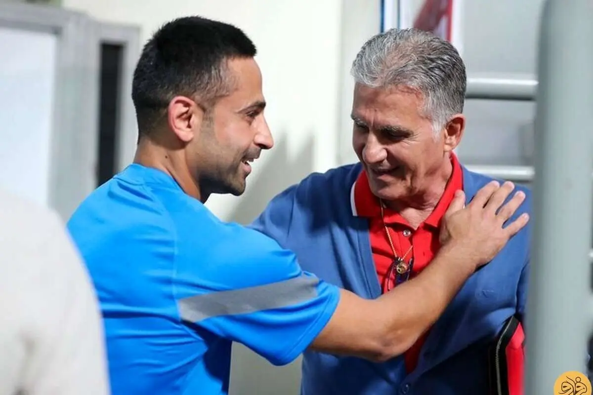 ملاقات کارلوس کیروش با بازیکن سابق تیم ملی ایران در قطر