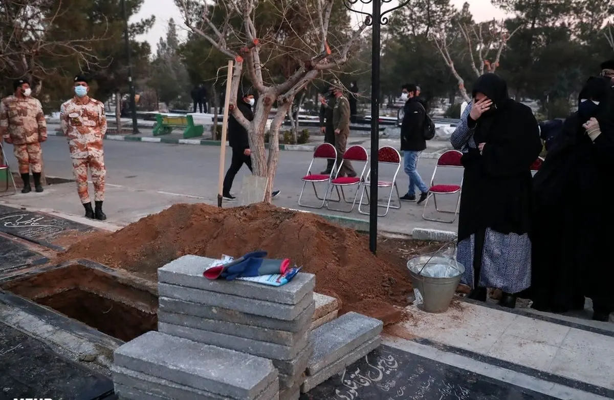 برادر میرحسین موسوی به خاک سپرده شد