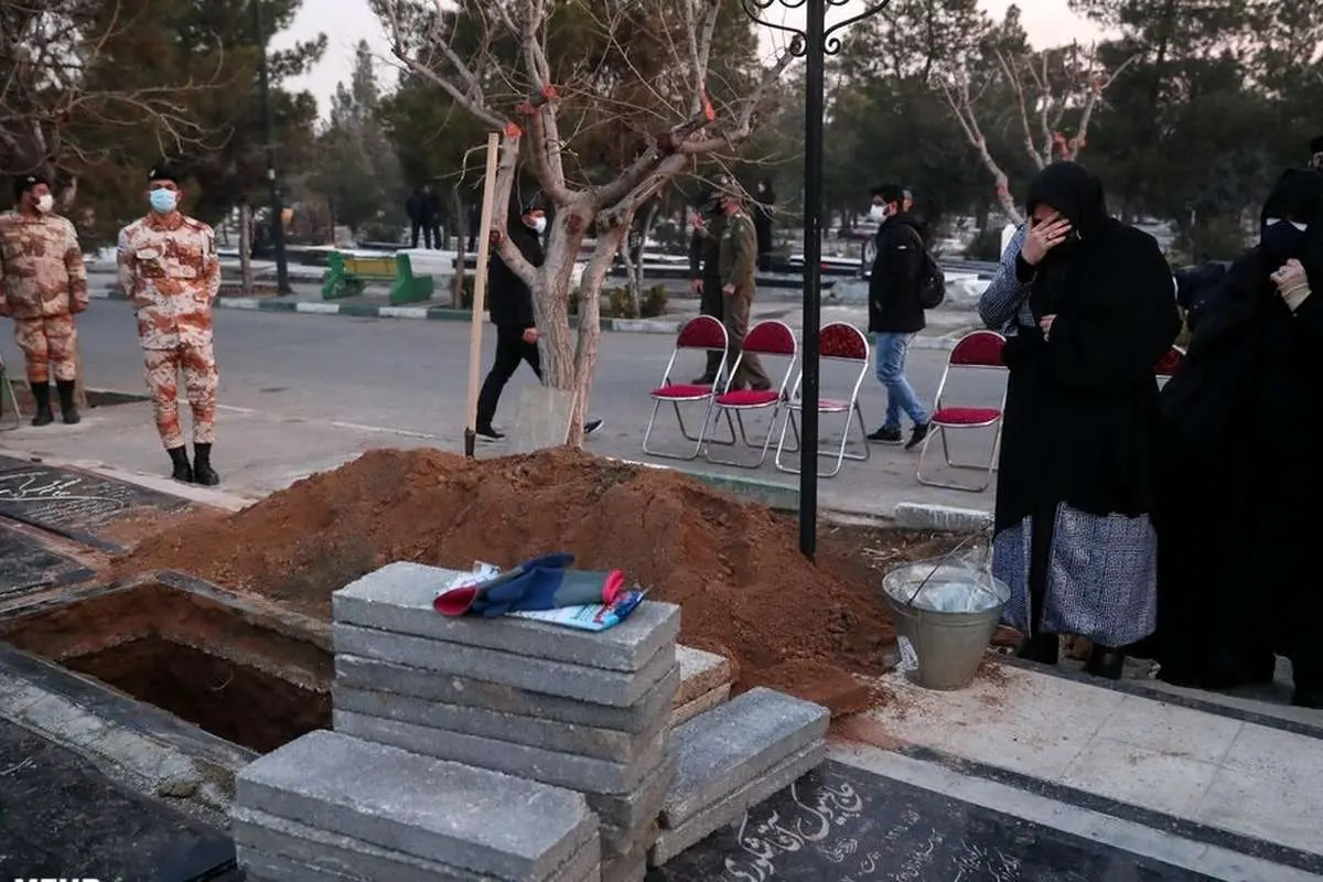برادر میرحسین موسوی به خاک سپرده شد
