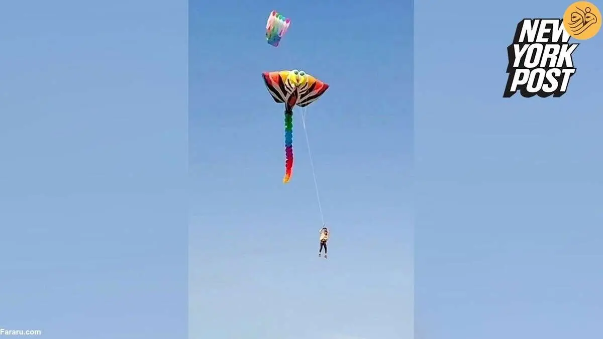 (ویدئو) پرواز بر فراز آسمان با بادبادک!