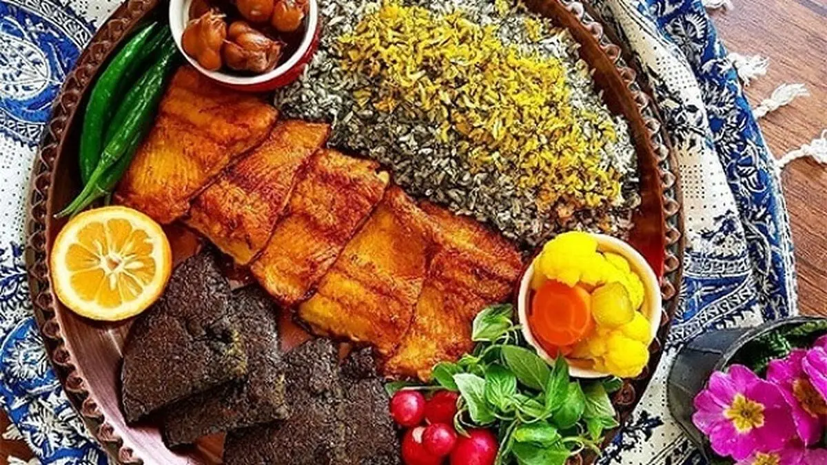 طرز تهیه سبزی‌پلو با ماهی رستورانی برای شب عید