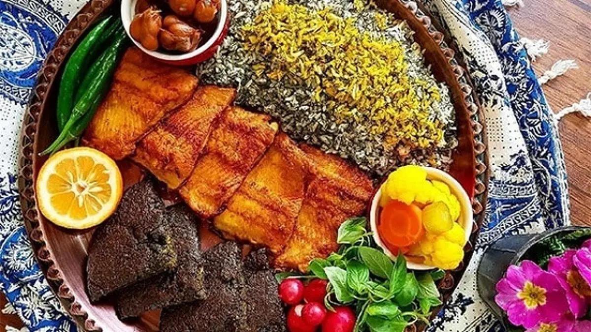 طرز تهیه سبزی‌پلو با ماهی رستورانی برای شب عید