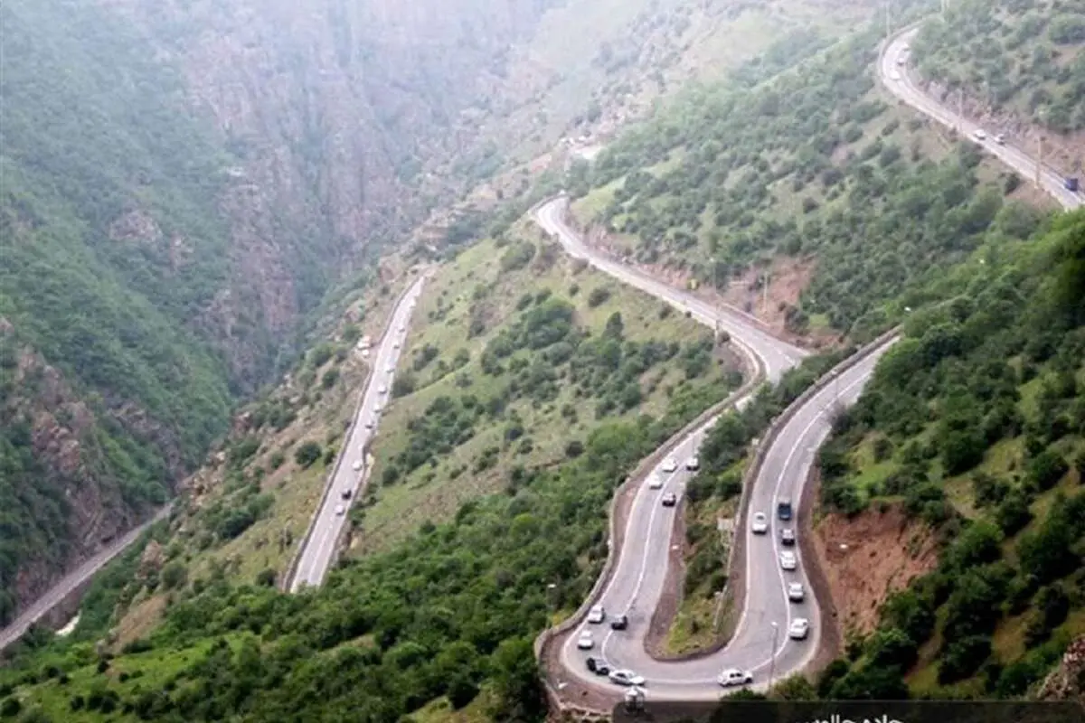 چالوس و آزادراه تهران - شمال دو طرفه شد