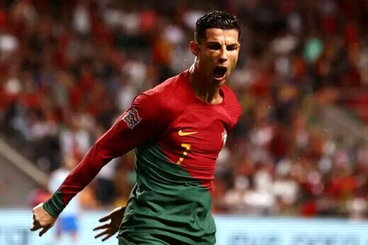 (عکس) نمایش عضله‌های رونالدو در تمرین تیم ملی پرتغال