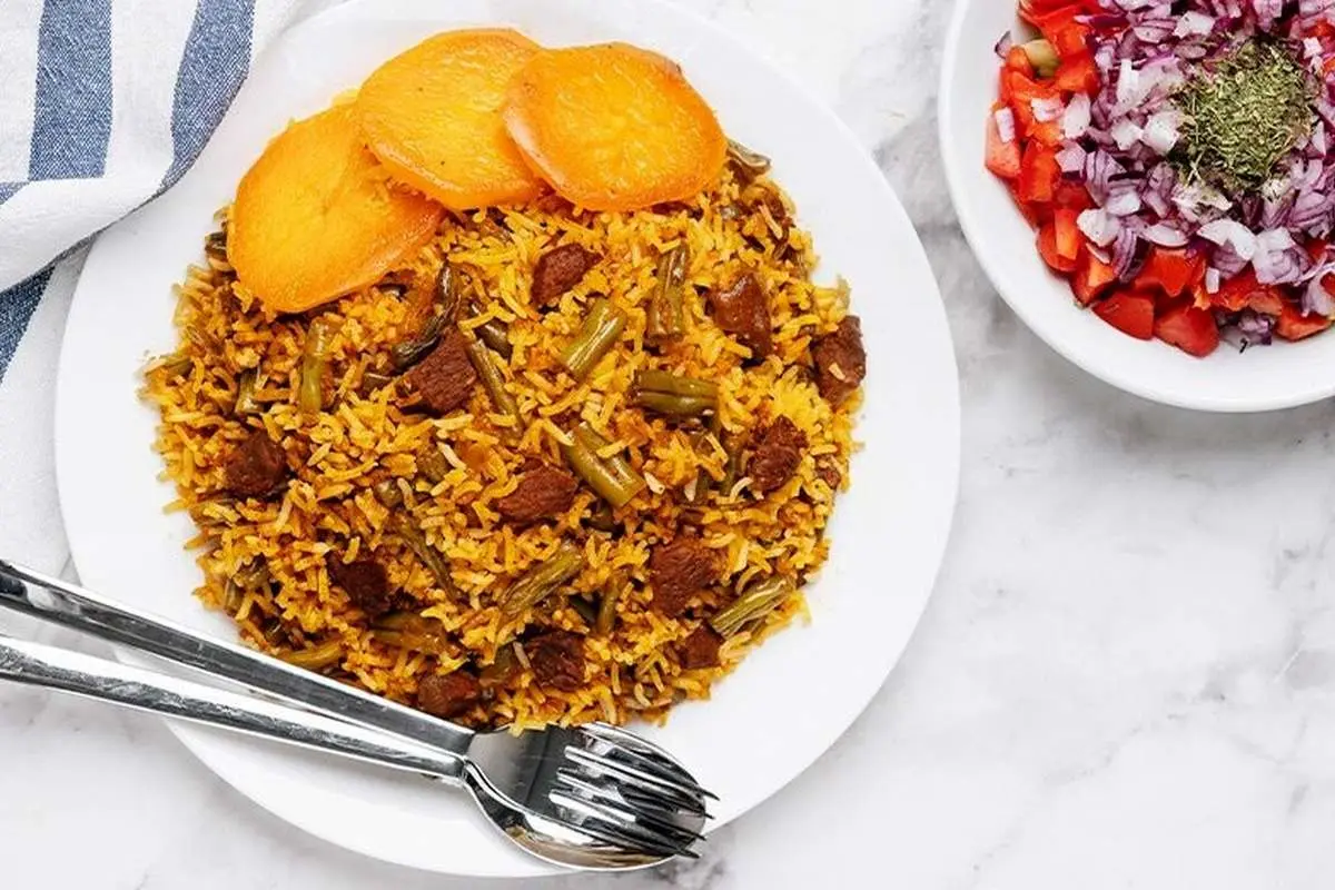 لوبیاپلو را مجلسی درست کنید