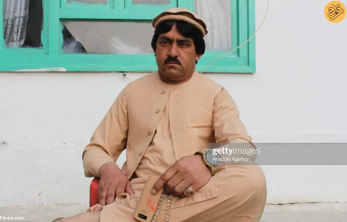 (تصاویر) مرد یک رنگِ افغان!