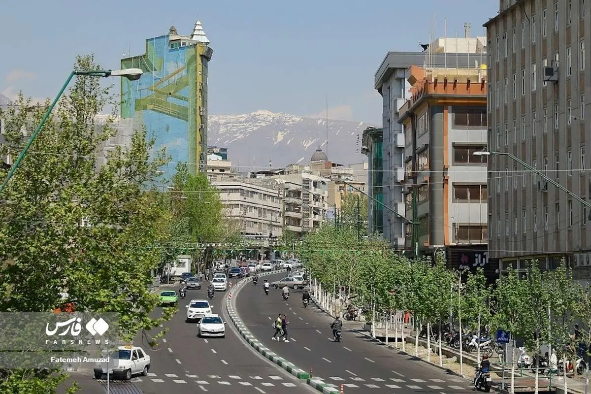 (تصاویر) هوای تهران ۱۴ فروردین ۱۴۰۲